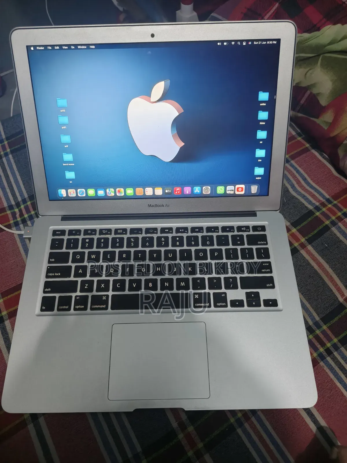 Laptop Apple MacBook Air 8GB Intel Core I5 SSD 256GB