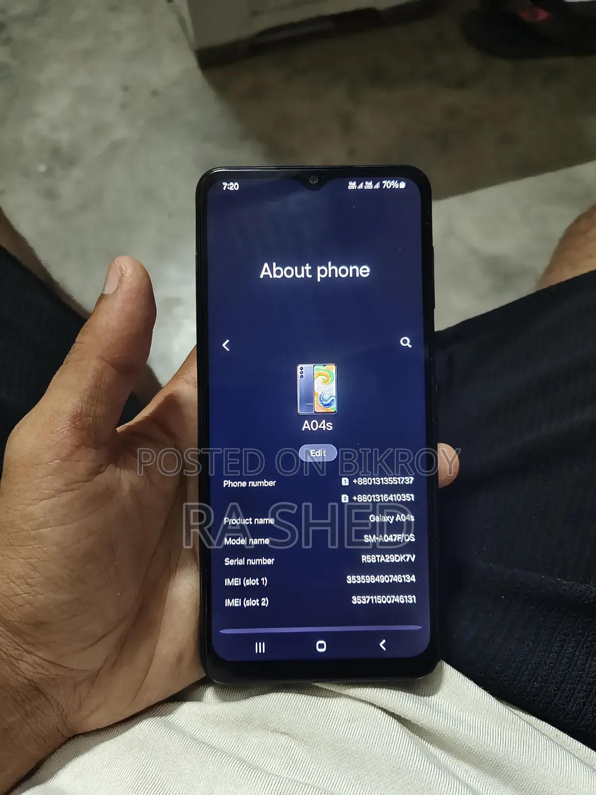 Samsung Galaxy A04s 64 GB Black