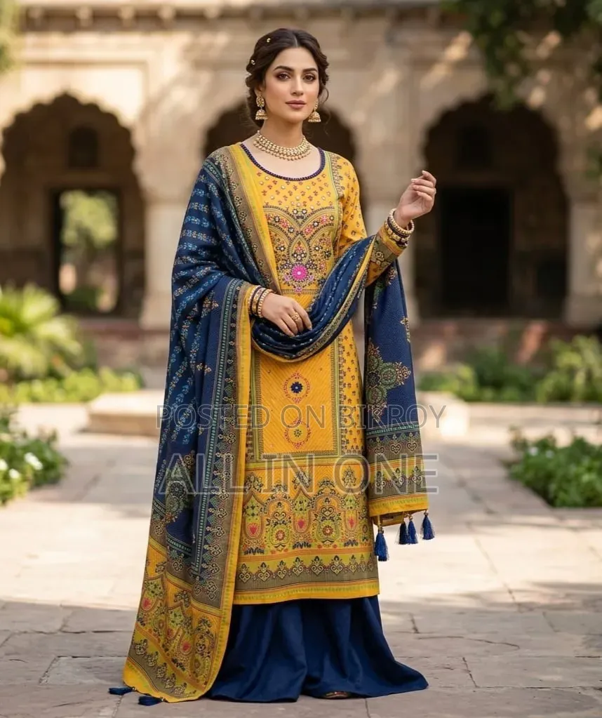 Gorgeous Aarong Boutique Karchupi Three-Piece