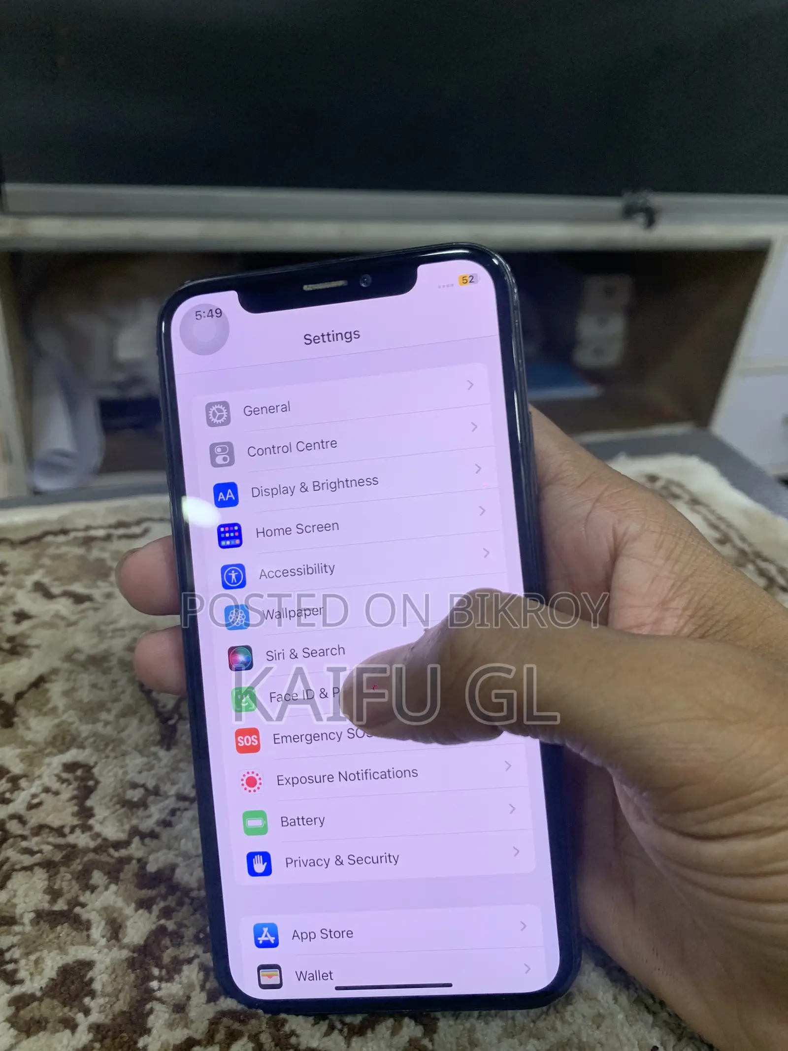 Apple iPhone X 256 GB Black