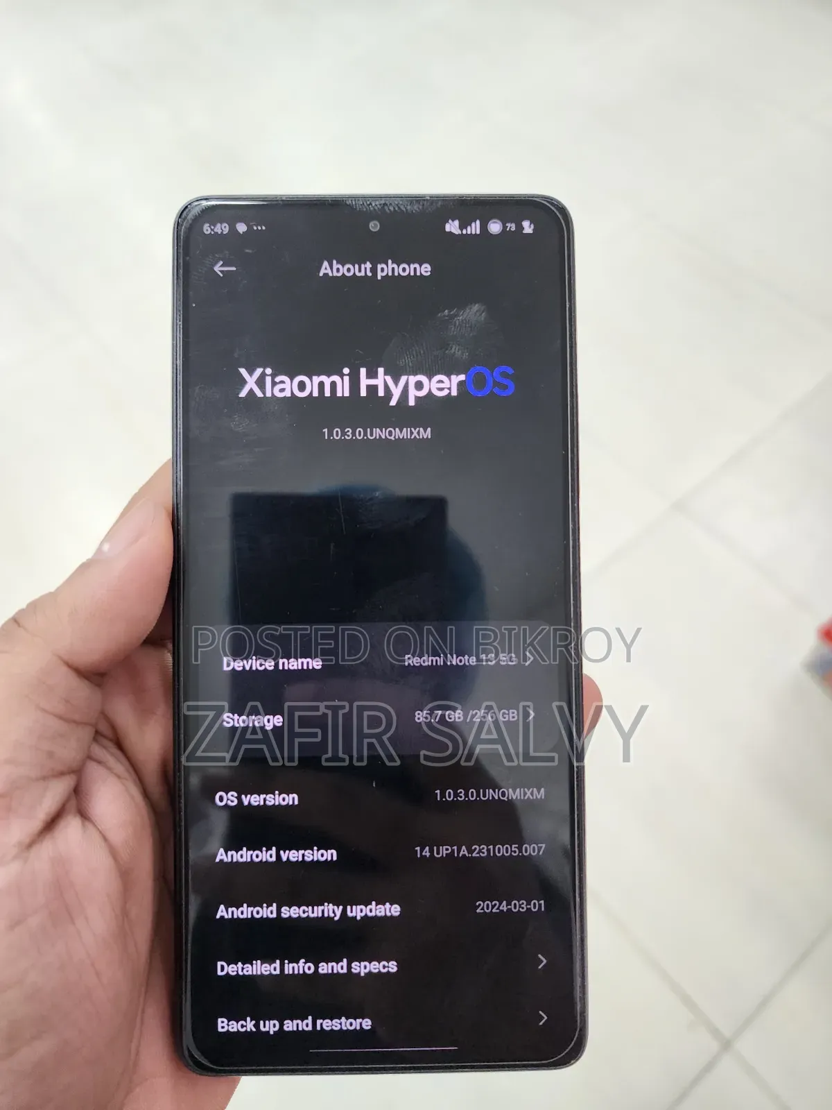 New Xiaomi Redmi Note 13 256 GB Black