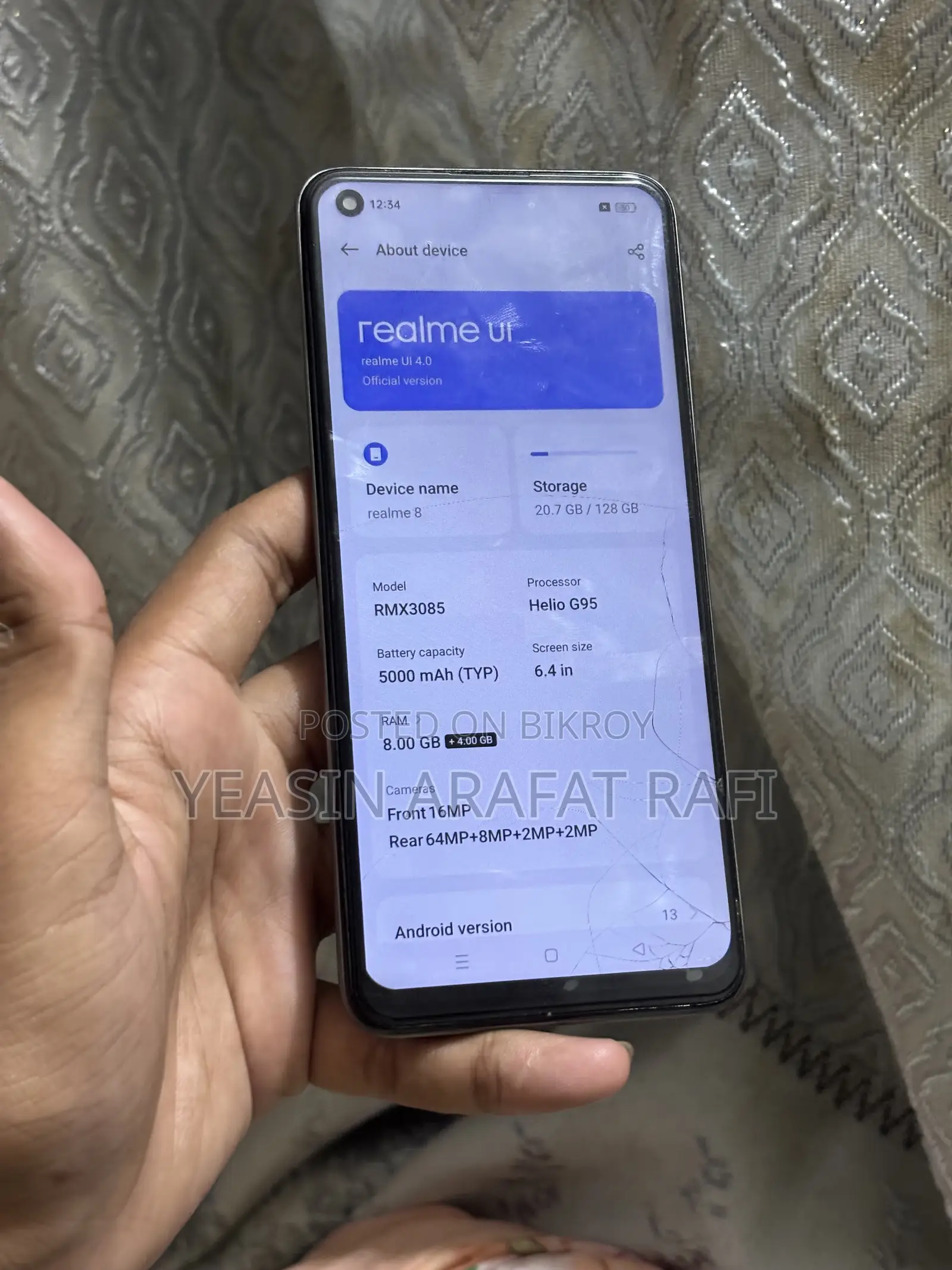 Realme 8 5G 128 GB Silver