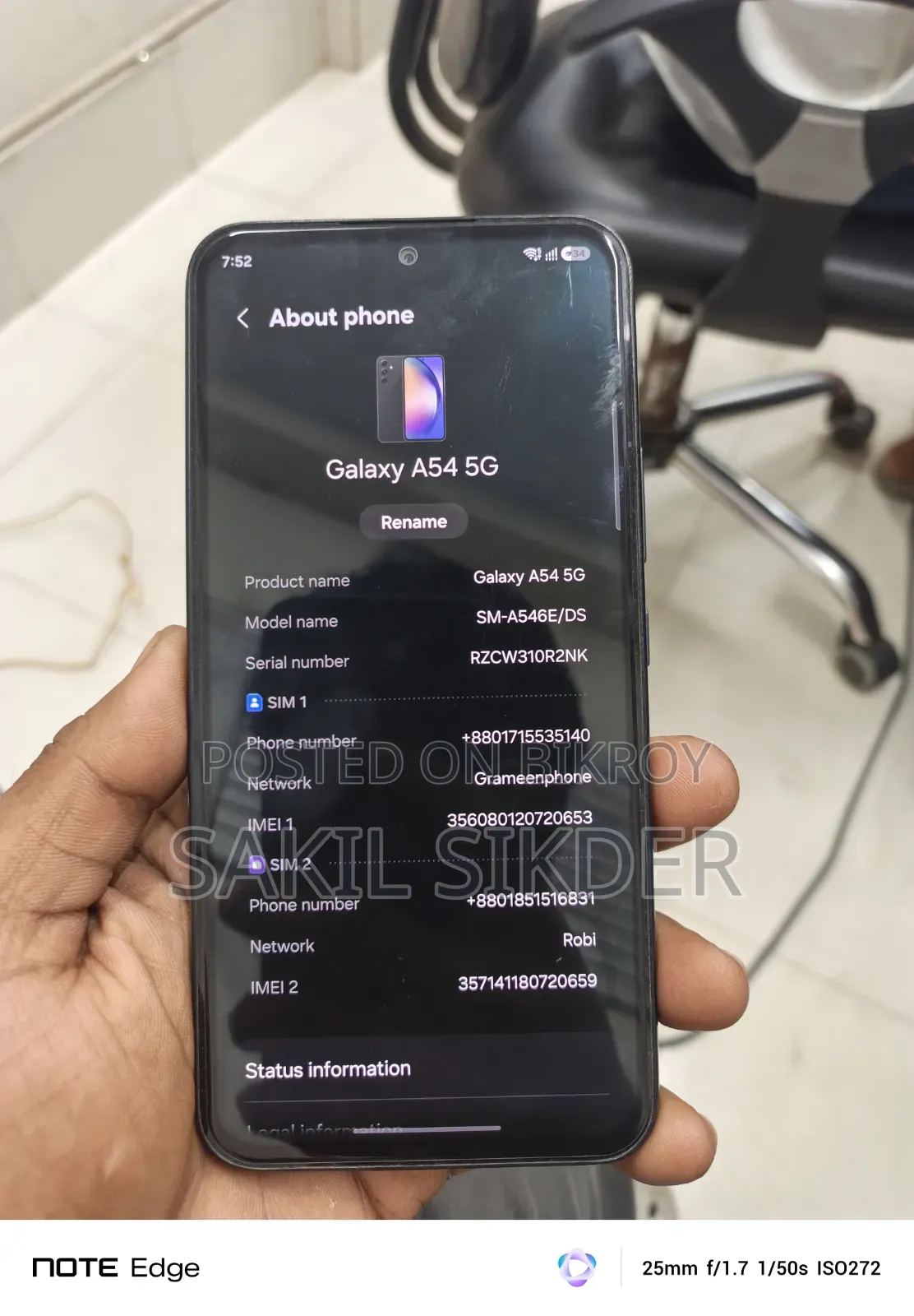 Samsung Galaxy A54 5G 256 GB Black