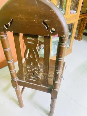 2 Teak wood chairs