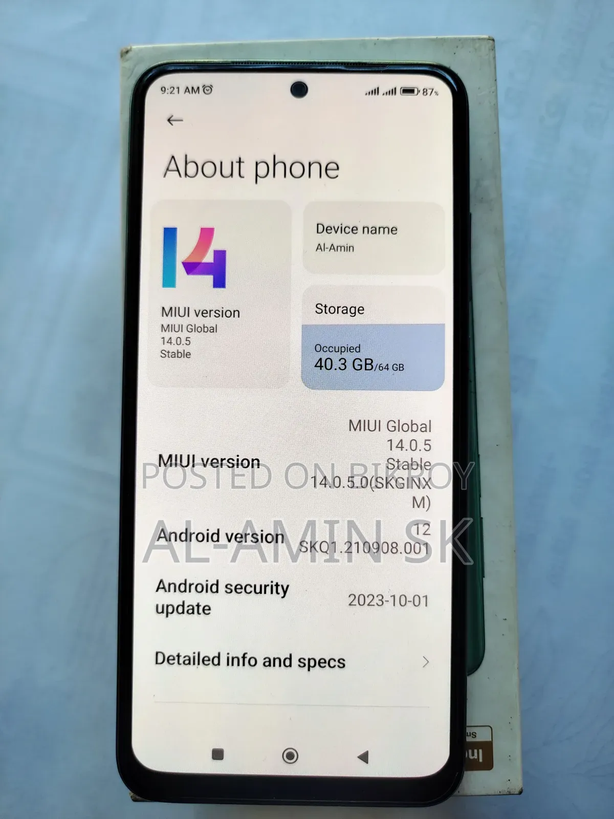 Xiaomi Redmi Note 10 64 GB Green