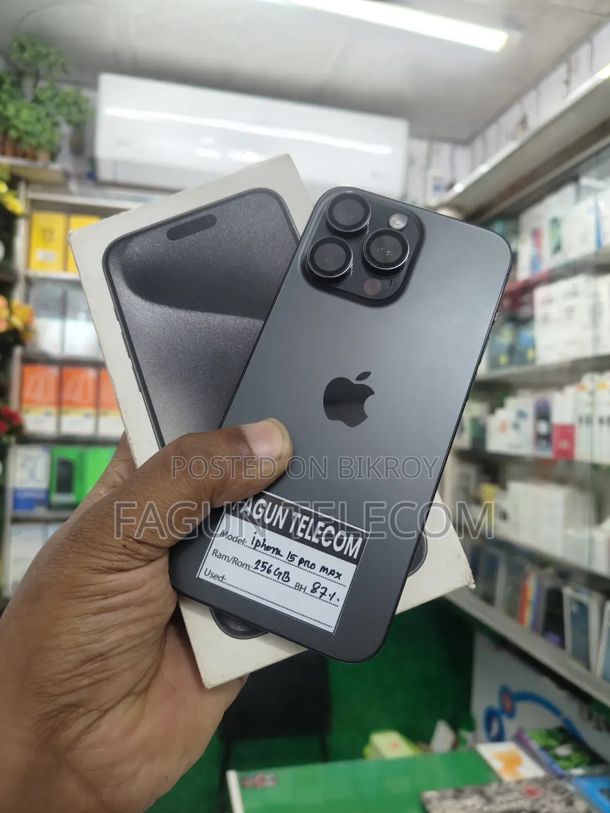 Apple iPhone 15 Pro Max 256 GB Black