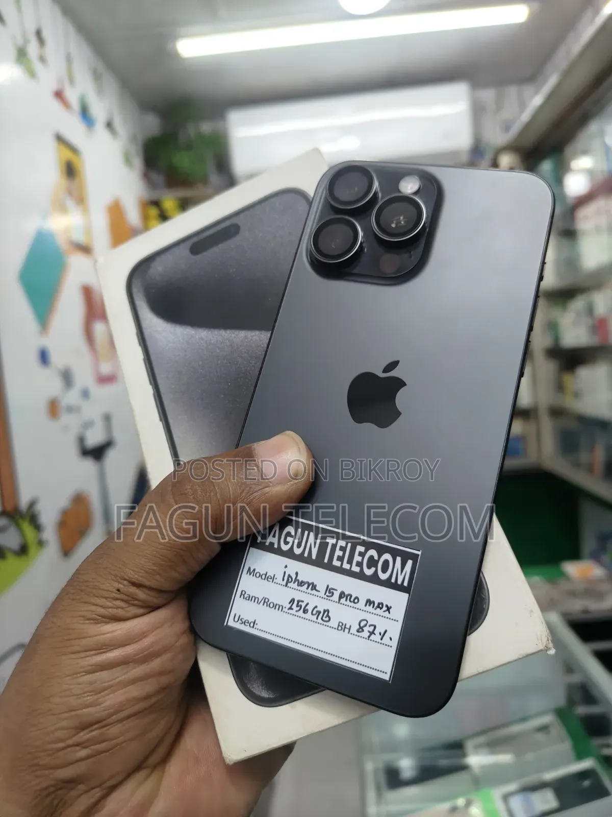 Apple iPhone 15 Pro Max 256 GB Black