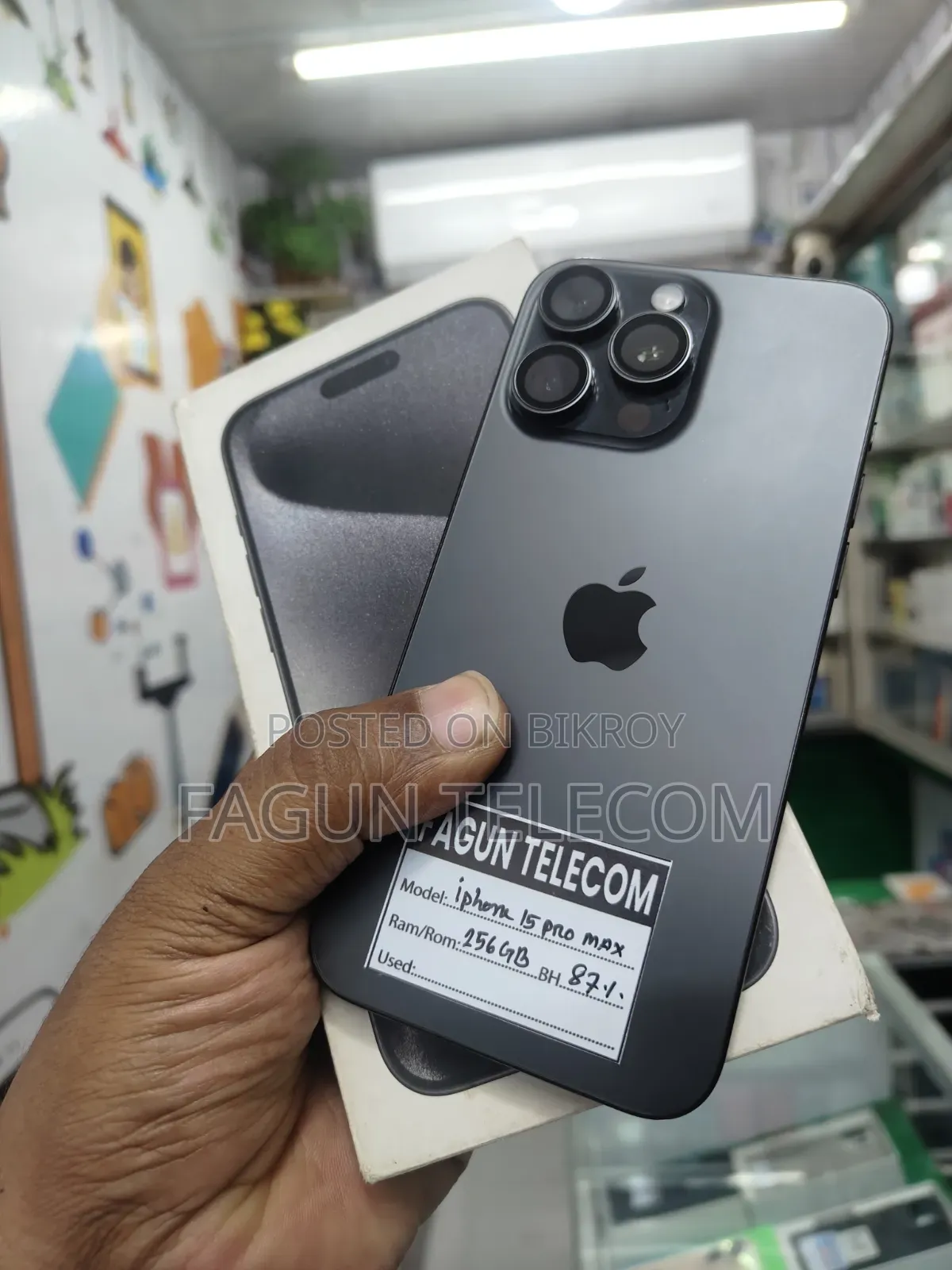 Apple iPhone 15 Pro Max 256 GB Black