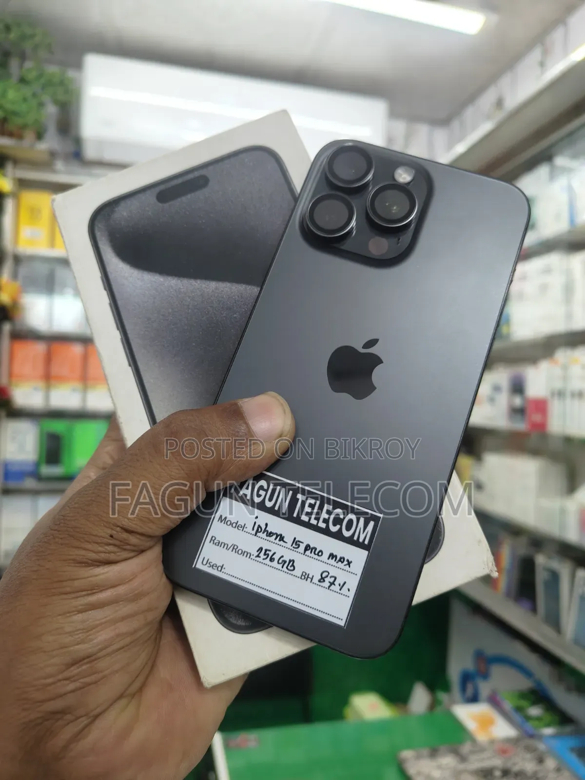 Apple iPhone 15 Pro Max 256 GB Black