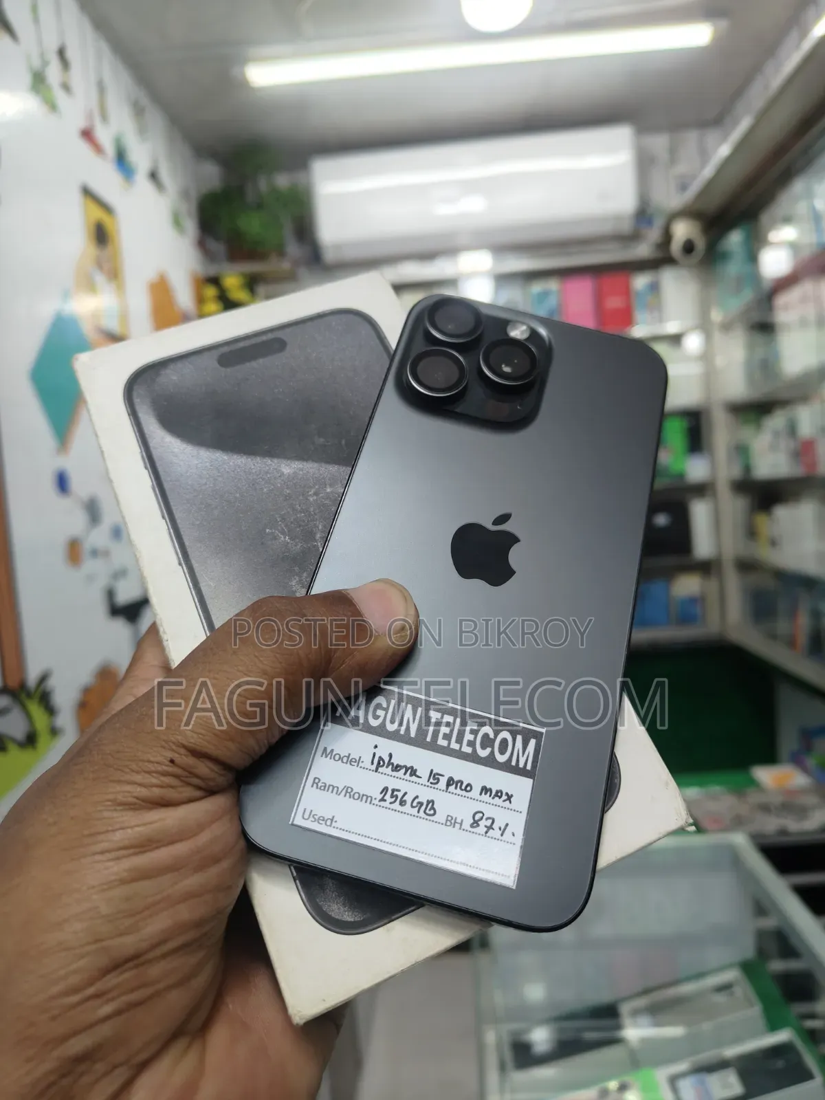 Apple iPhone 15 Pro Max 256 GB Black