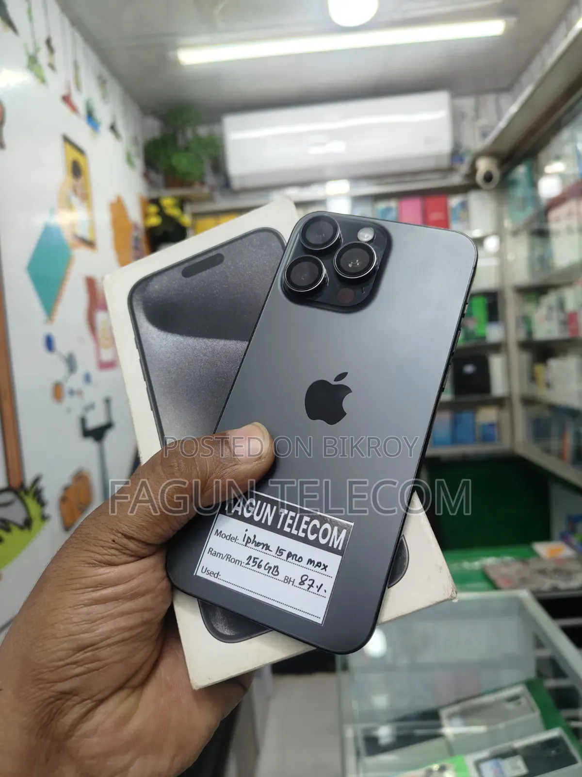 Apple iPhone 15 Pro Max 256 GB Black