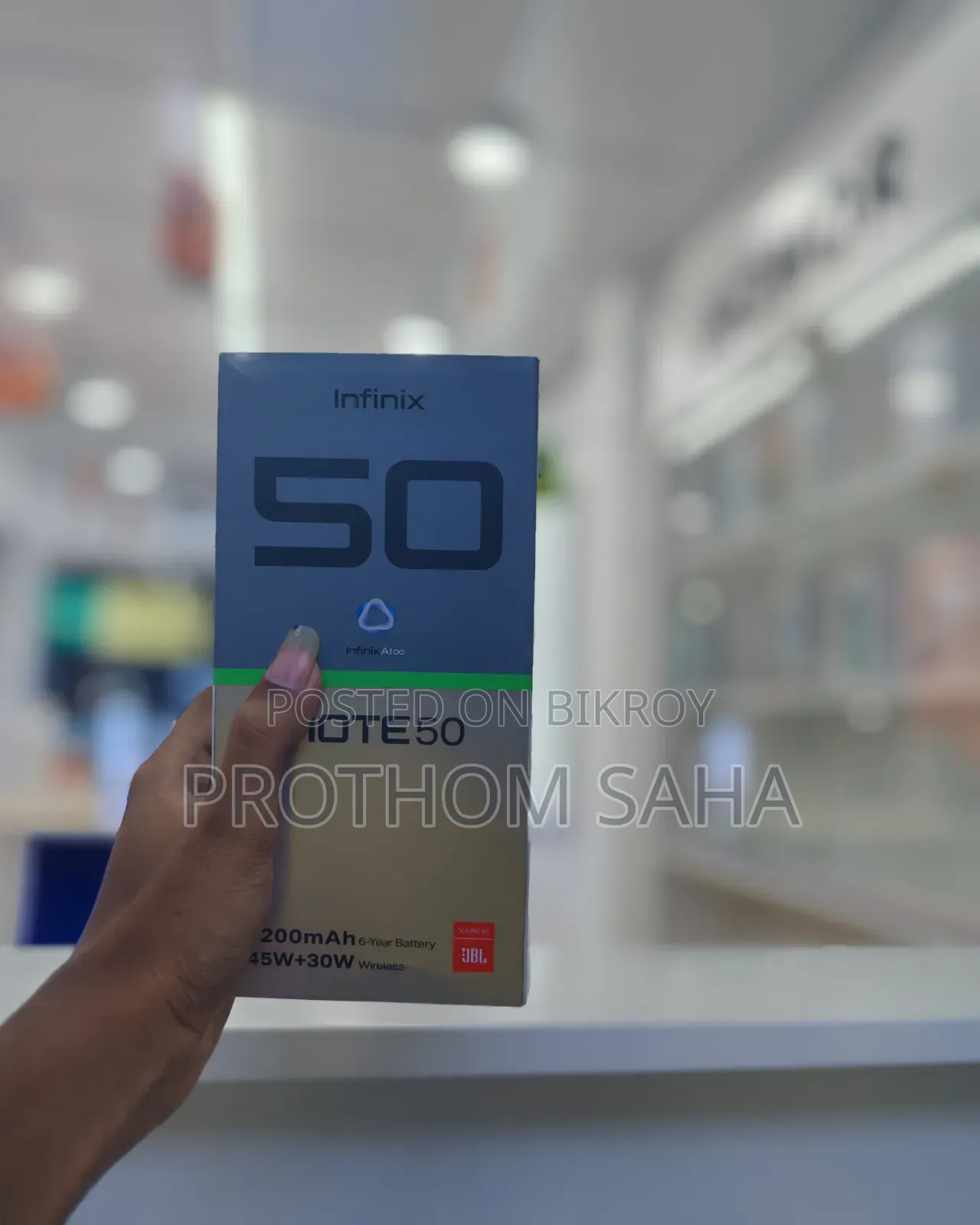 Infinix Note 50 4G 256 GB Gray