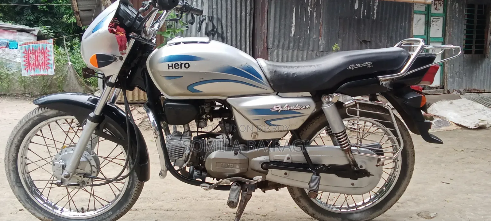 Hero Splendor Plus 2021 Silver