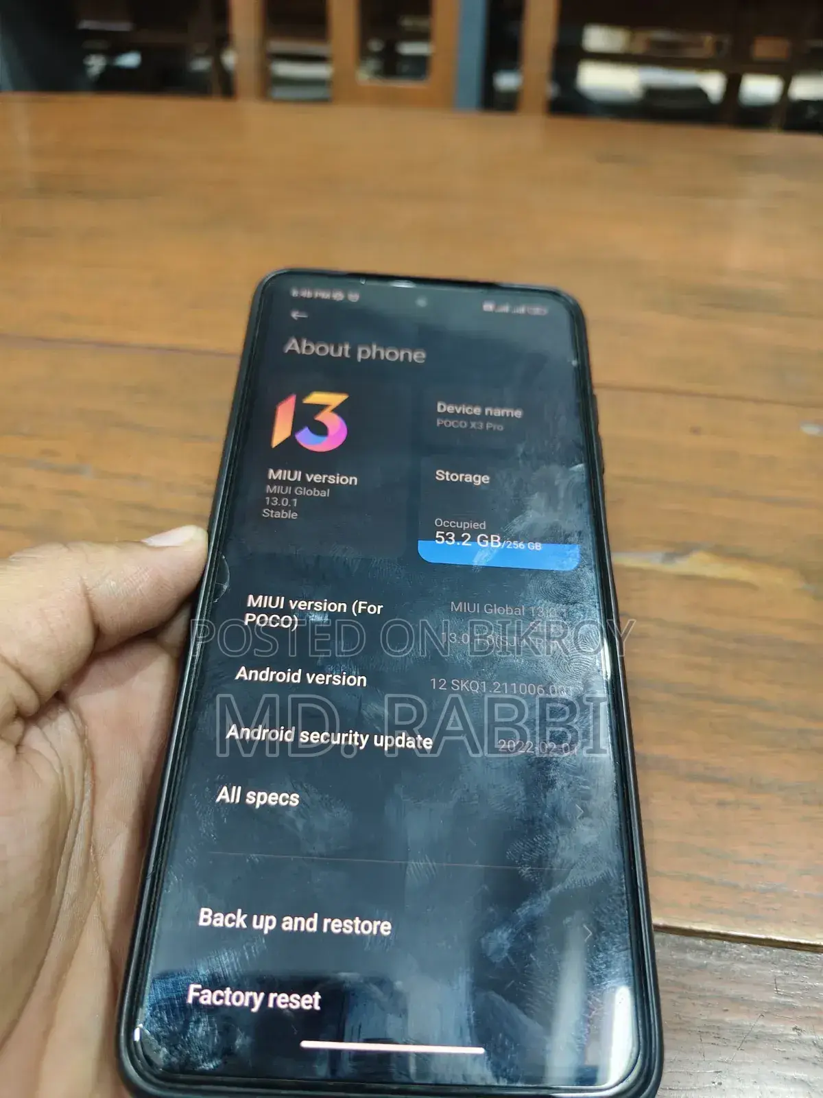 Xiaomi Poco X3 Pro 256 GB Blue
