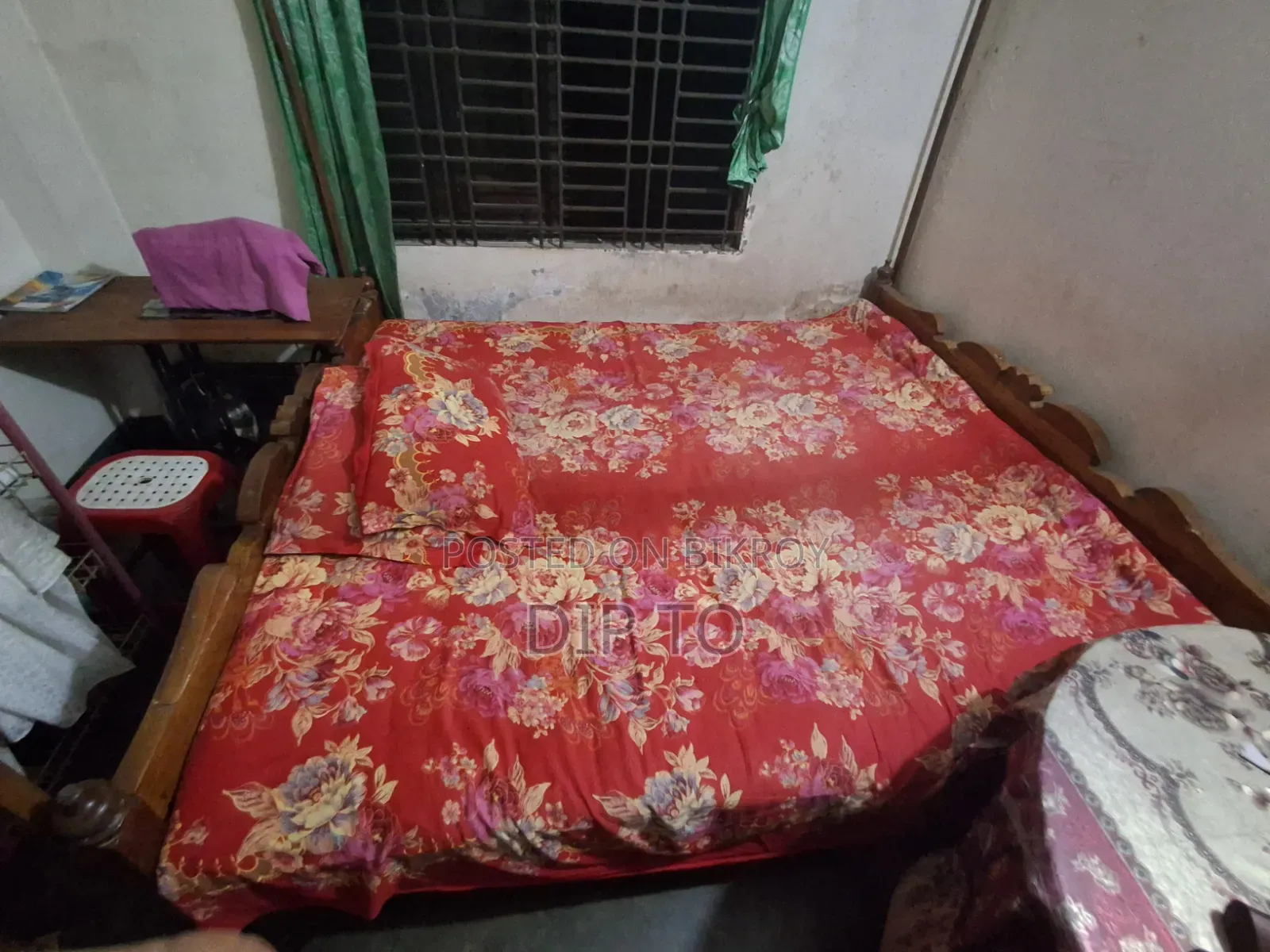 Teak Wood Bed For Sale.