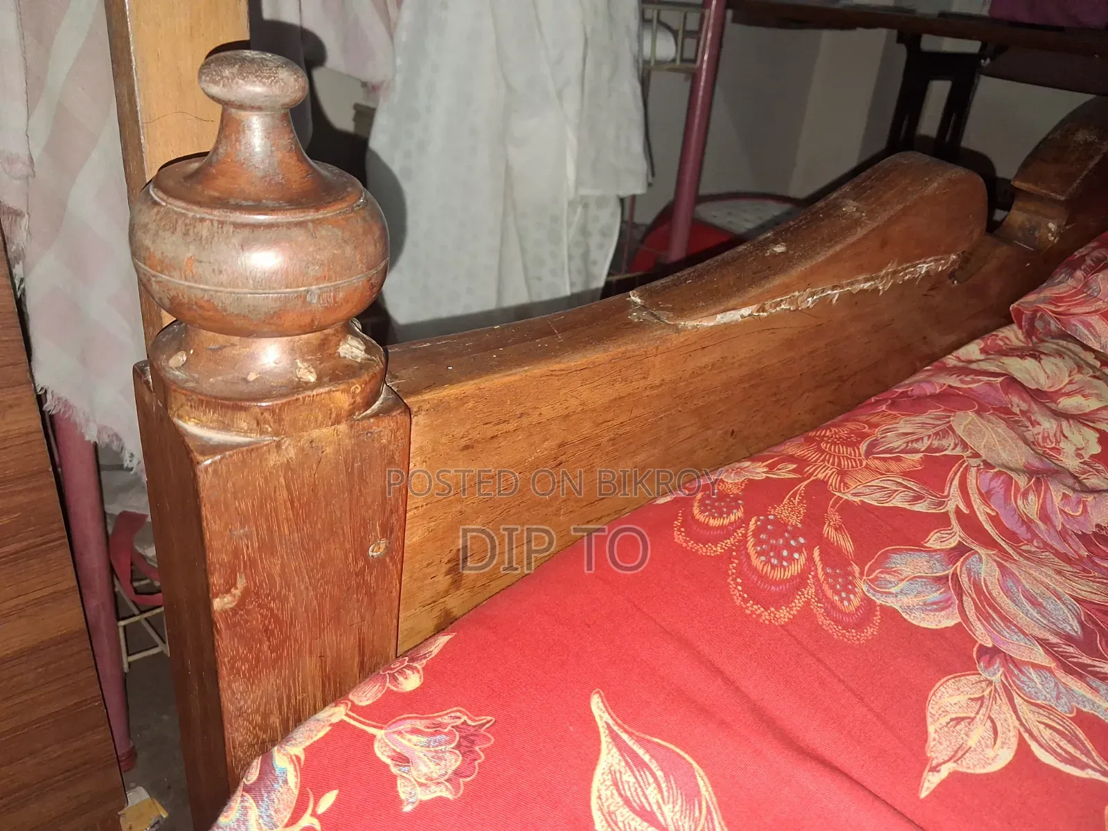 Teak Wood Bed For Sale.