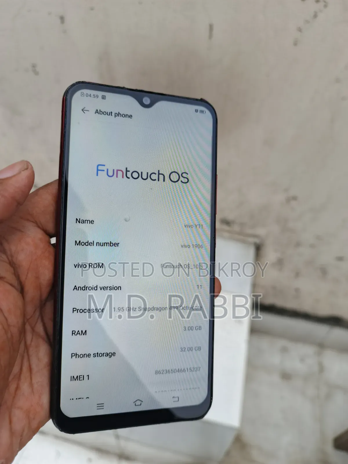Vivo Y11 32 GB Red