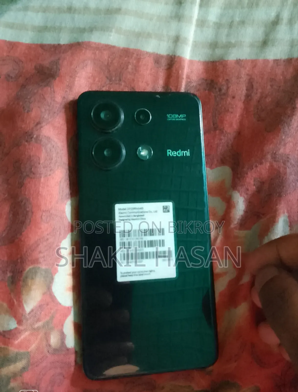 Xiaomi Redmi Note 13 256 GB Black
