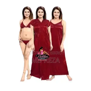 Women Nighty 4 Part