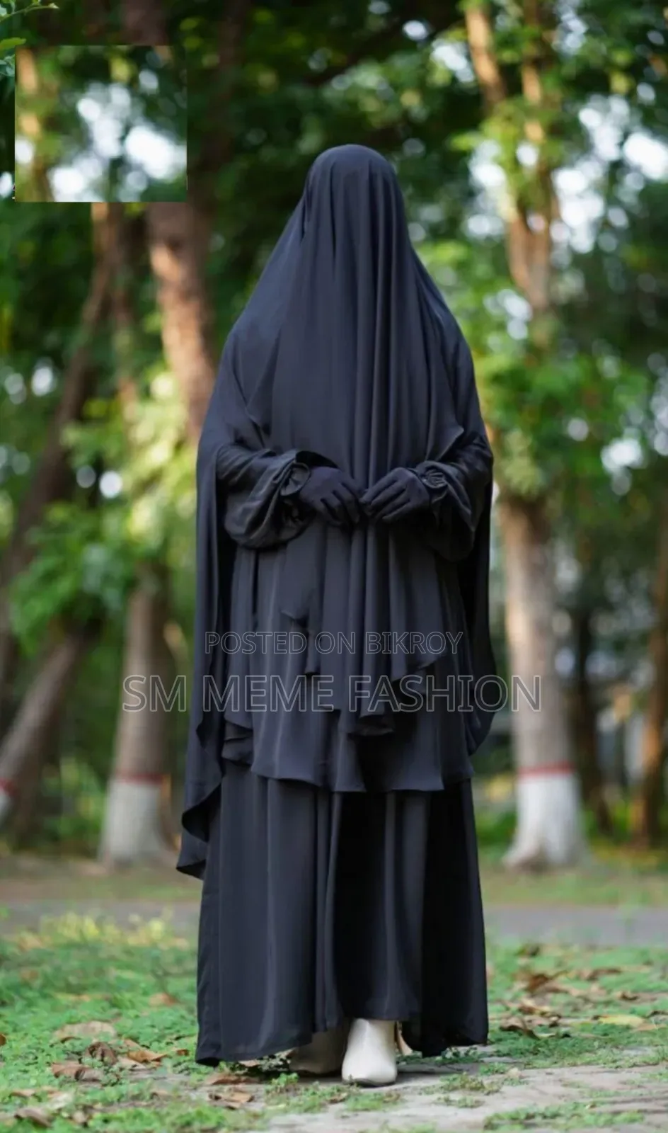 Muslima Burqa Set Dubai Cherry Fabric