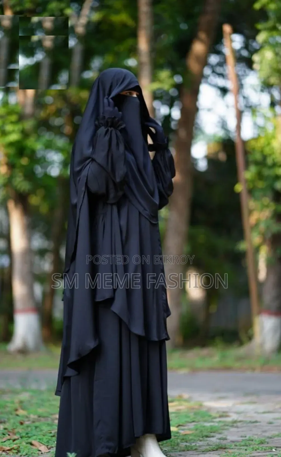 Muslima Burqa Set Dubai Cherry Fabric