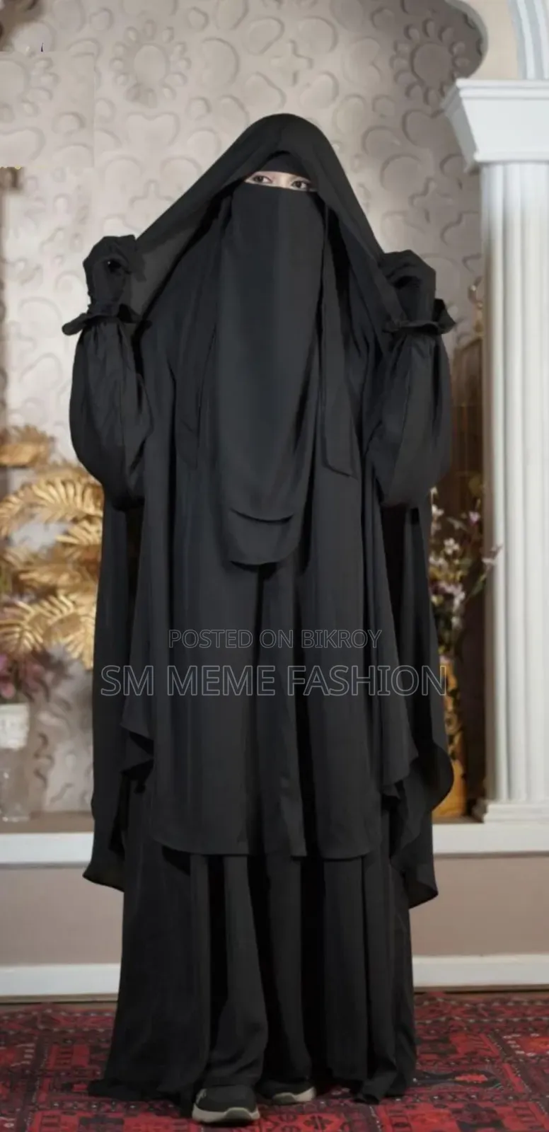 Muslima Burqa Set Dubai Cherry Fabric