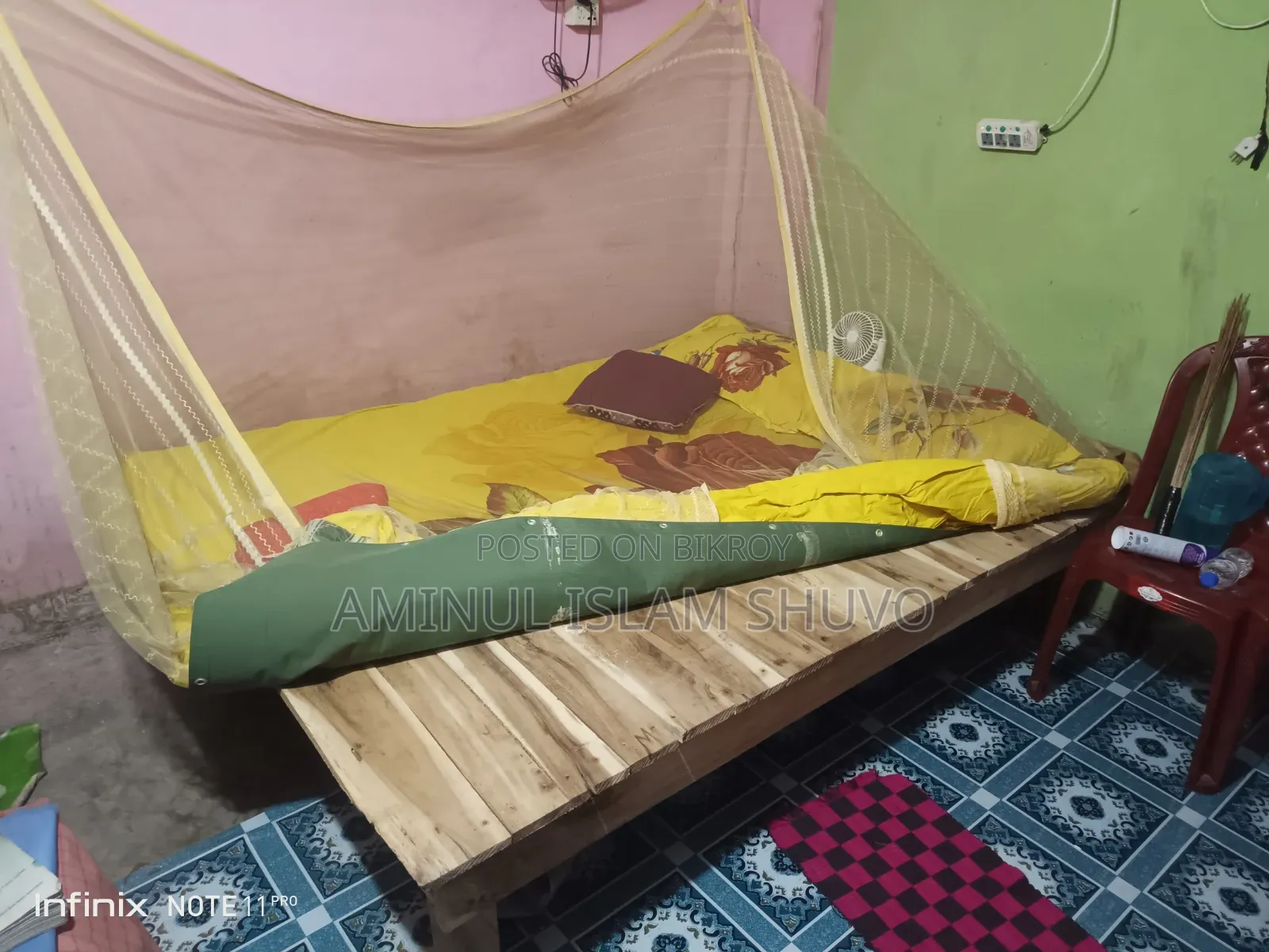 Old bed frame for sale.