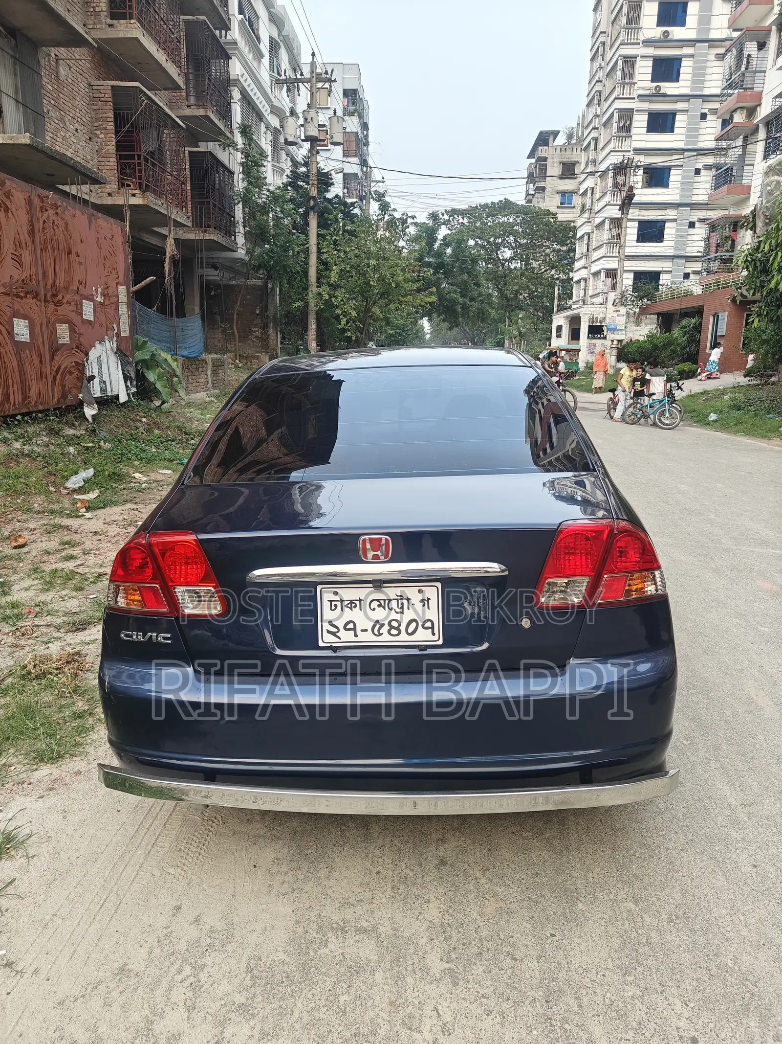 Honda Civic Sedan GX CVT 2004 Blue
