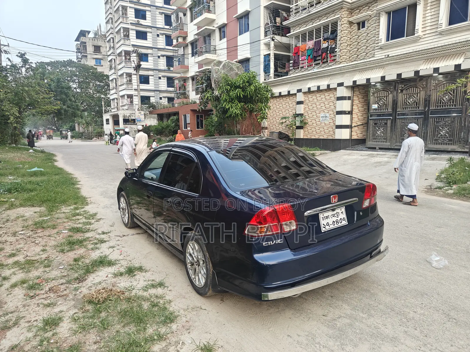 Honda Civic Sedan GX CVT 2004 Blue