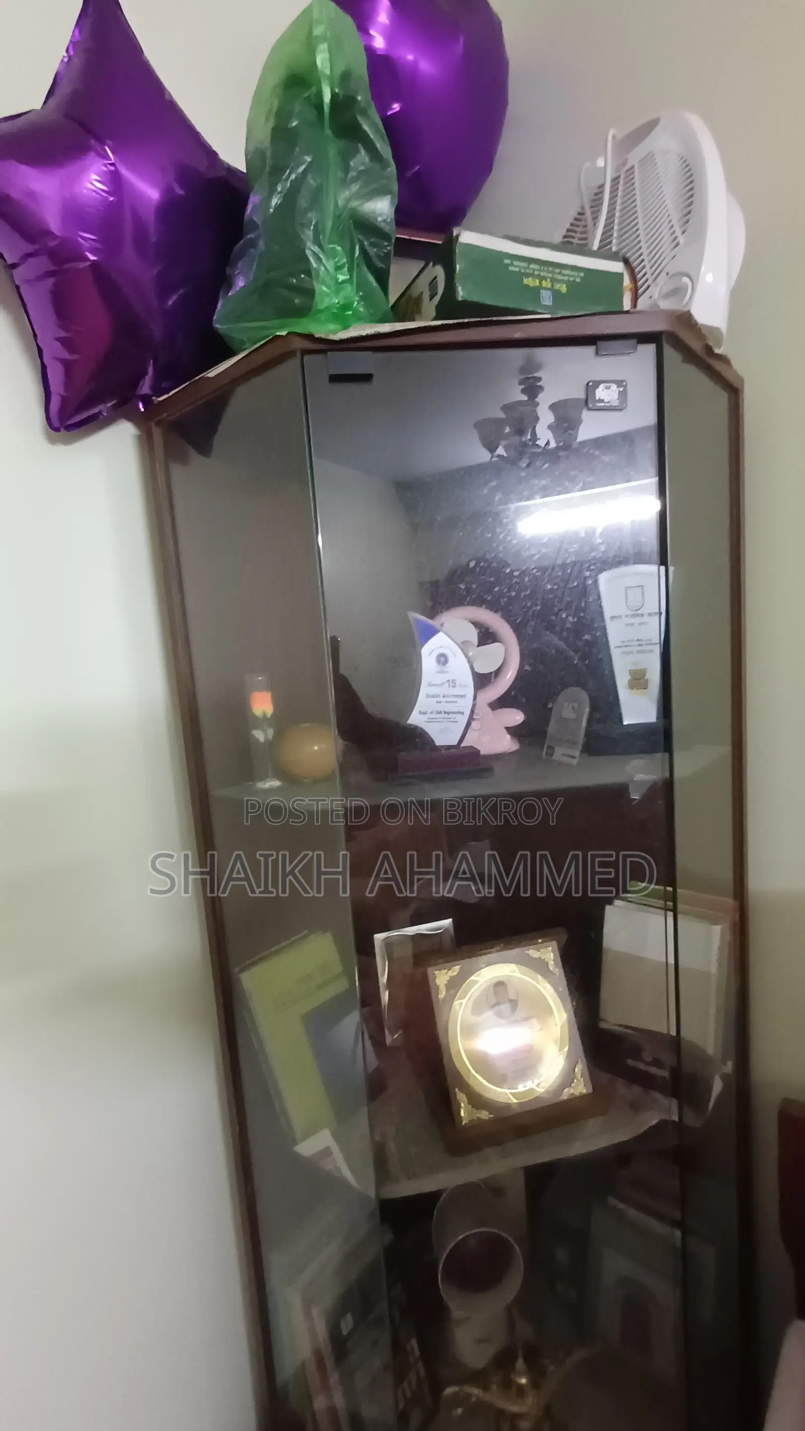 Rosa Corner Showcase