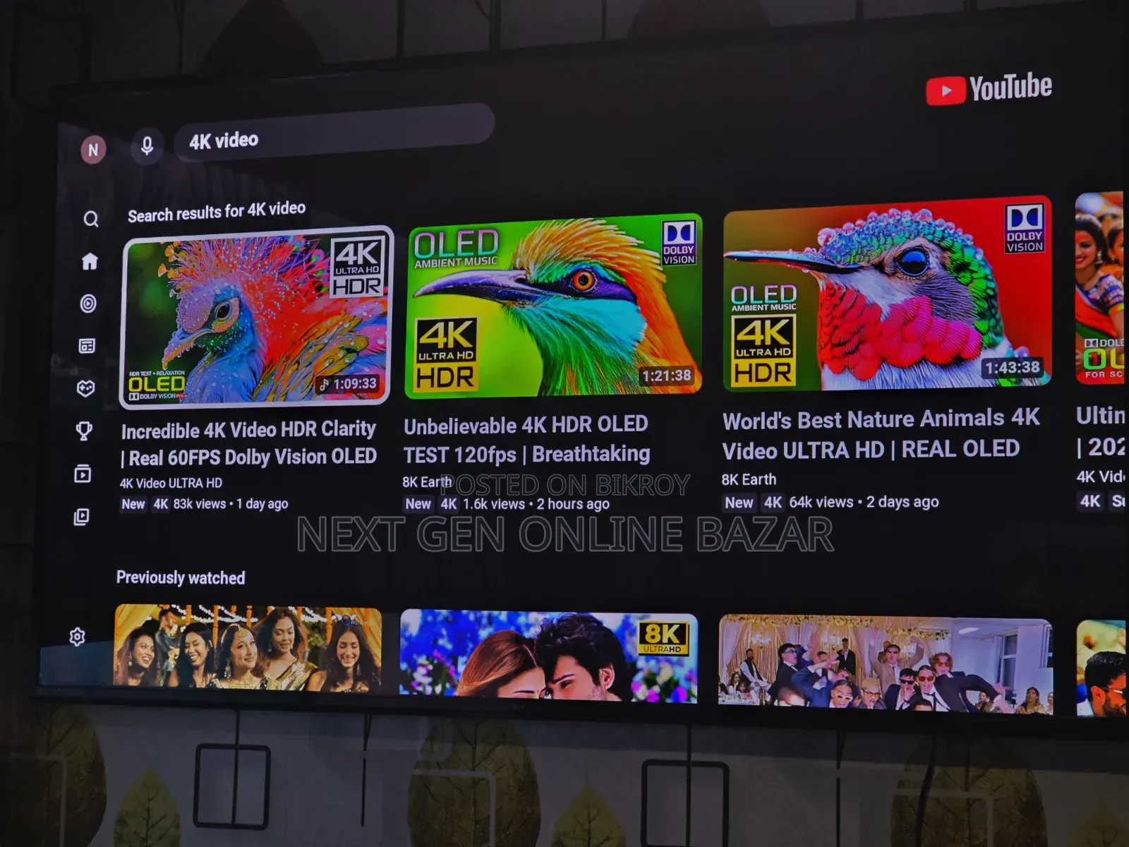 Sony Bravia 55" Google Tv (1 Years Warranty)