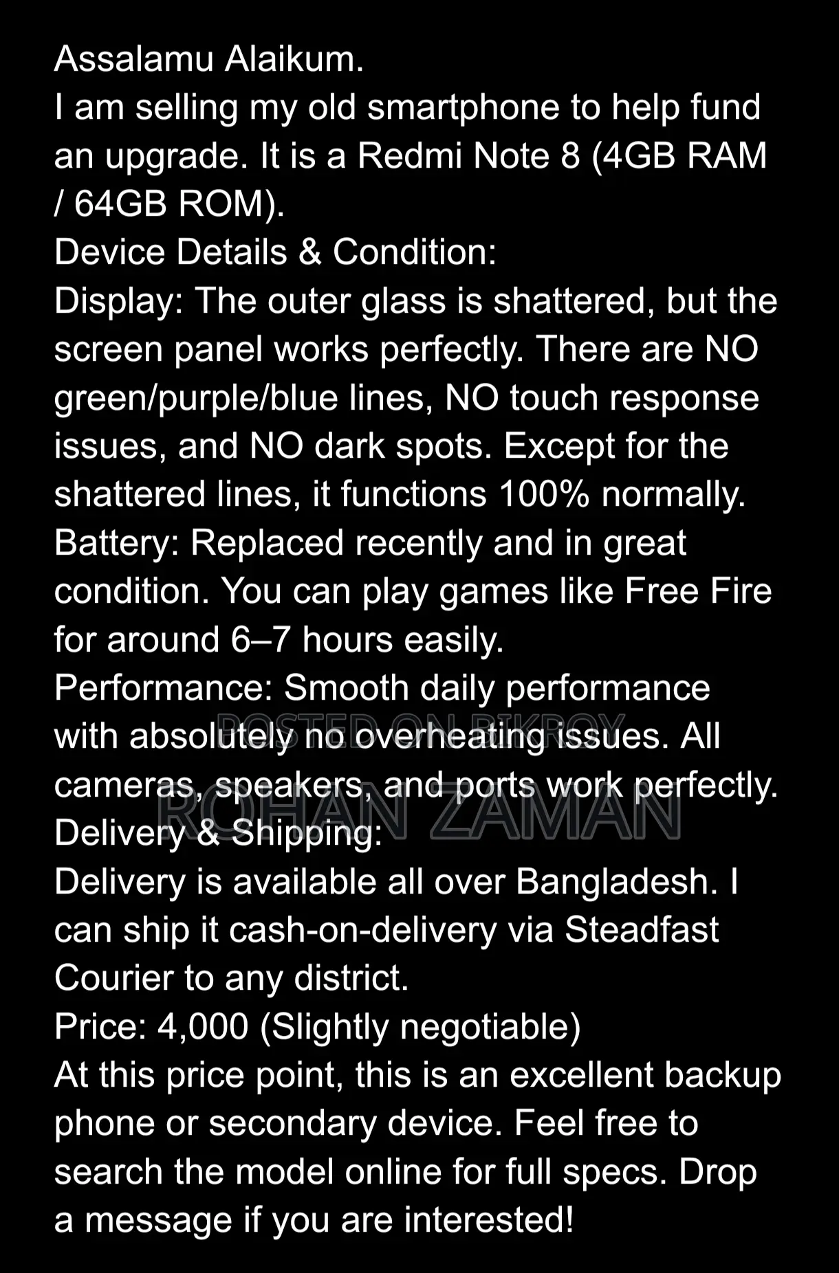 Xiaomi Redmi Note 8 64 GB Blue
