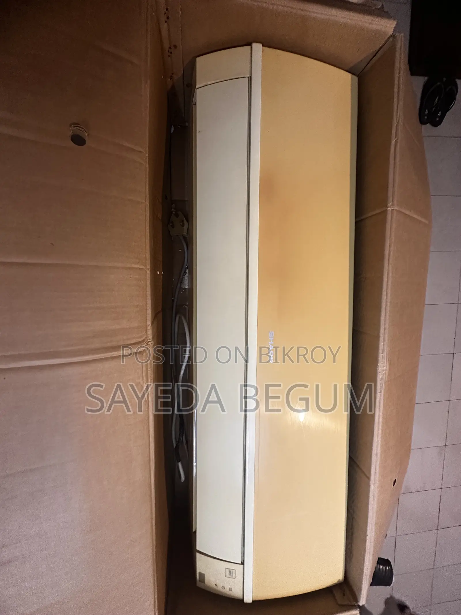 Sharp AC Cream Color, 1.5 Ton