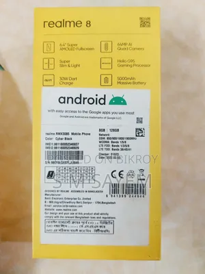 New Realme 8 5G 128 GB Black