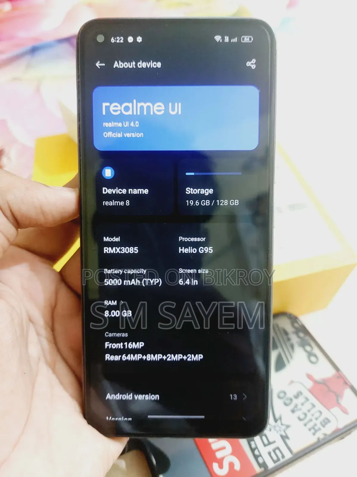New Realme 8 5G 128 GB Black