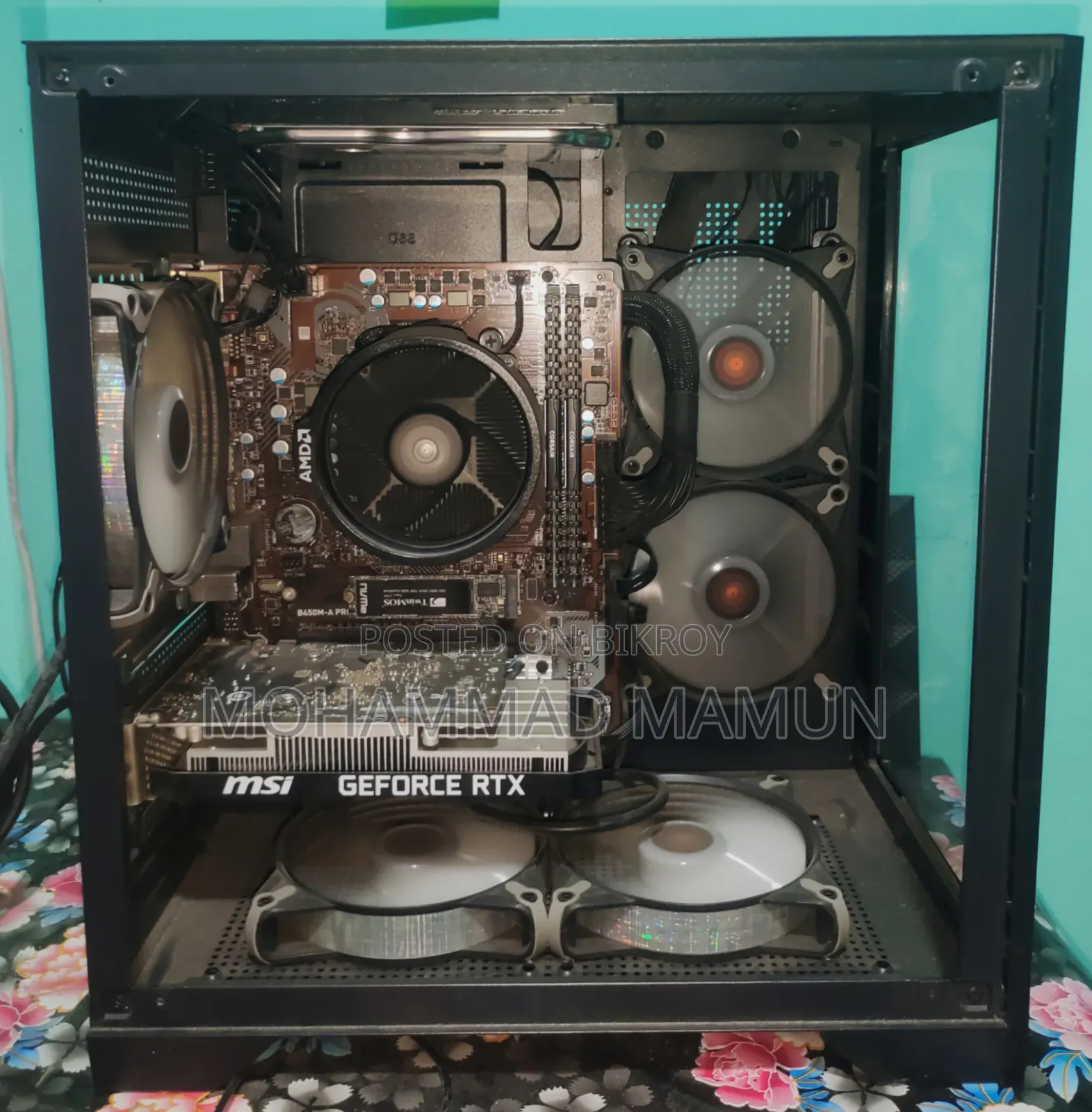 Desktop Computer MSI Model 16GB AMD Ryzen 5 SSD 512GB