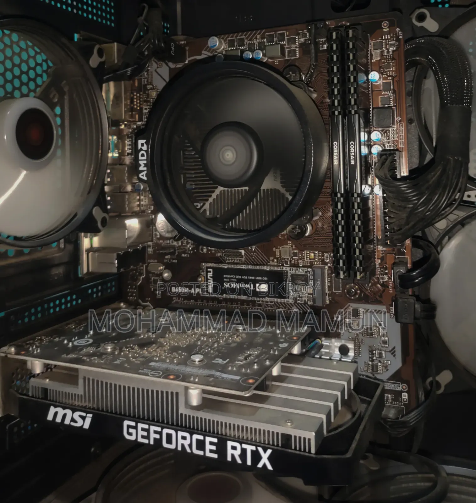 Desktop Computer MSI Model 16GB AMD Ryzen 5 SSD 512GB
