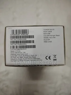 নতুন অনার এক্স৬ ১২৮ জিবি ব্ল্যাক