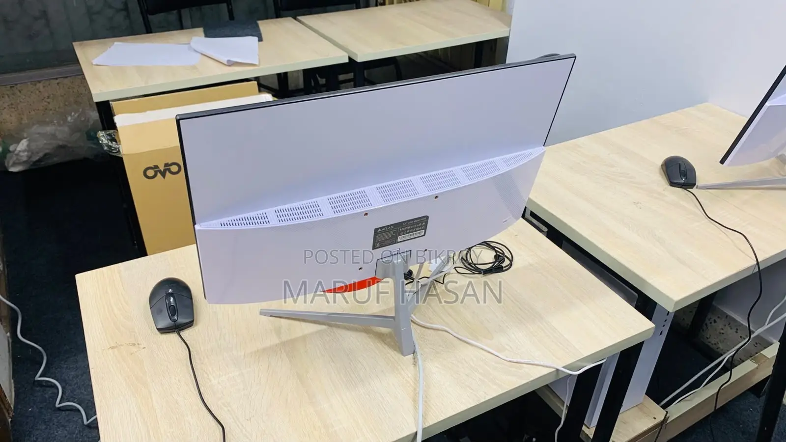 Atlas Ats22vfw100 21.5 Inch 100hz White Full Hd Monitor