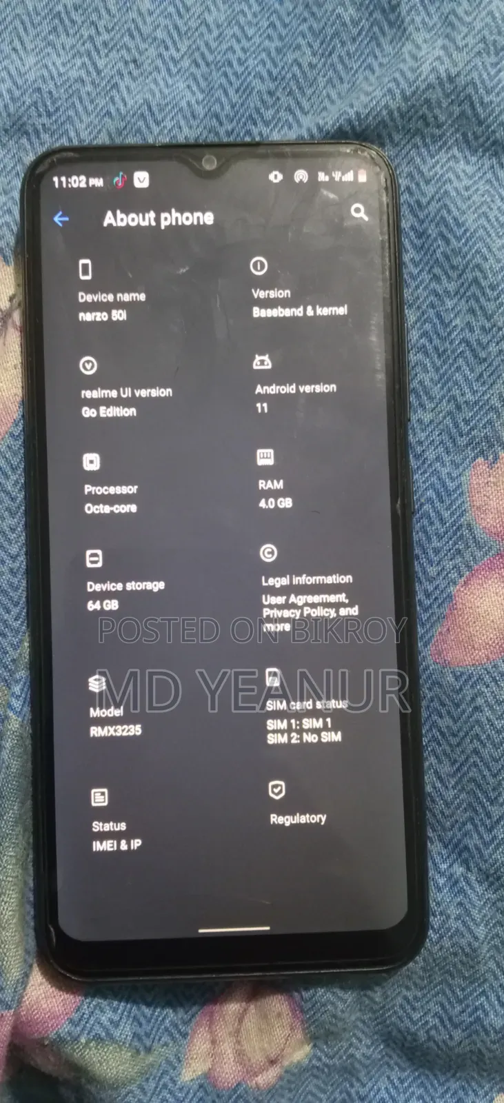 Realme Narzo 50i 64 GB Black