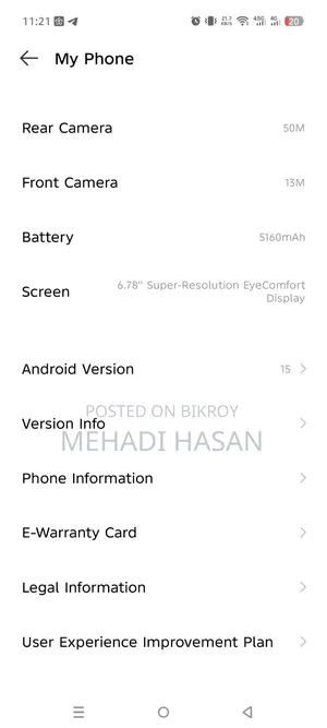 Infinix Hot 60 Pro 128 GB Black