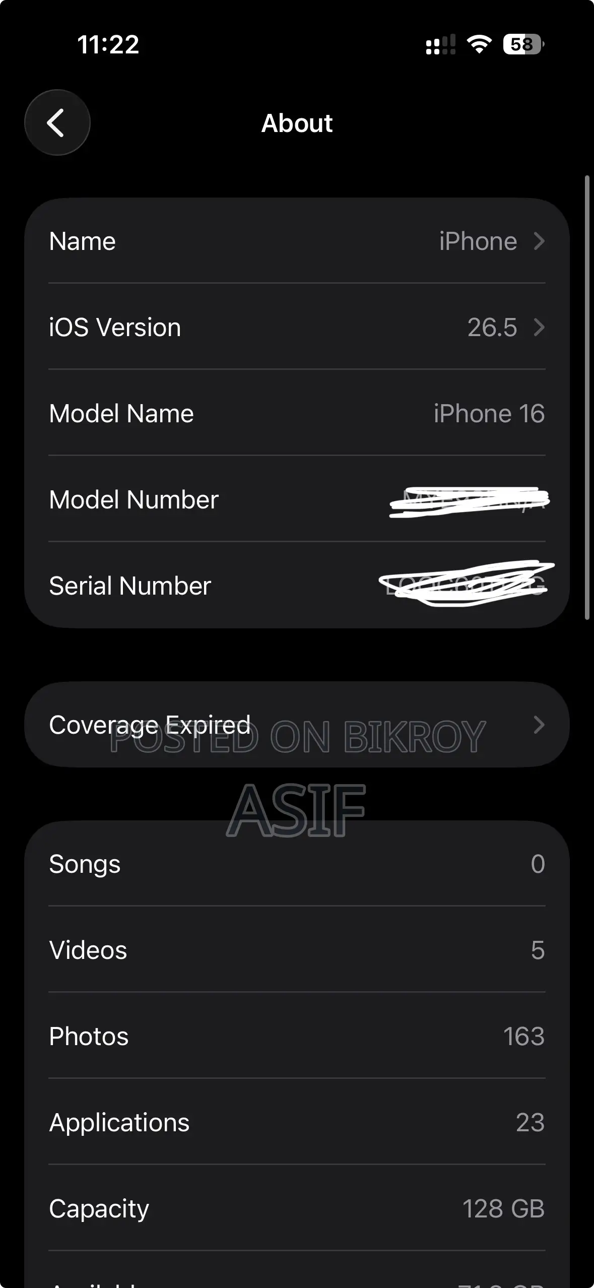Apple iPhone 16 128 GB White