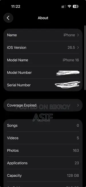Apple iPhone 16 128 GB White