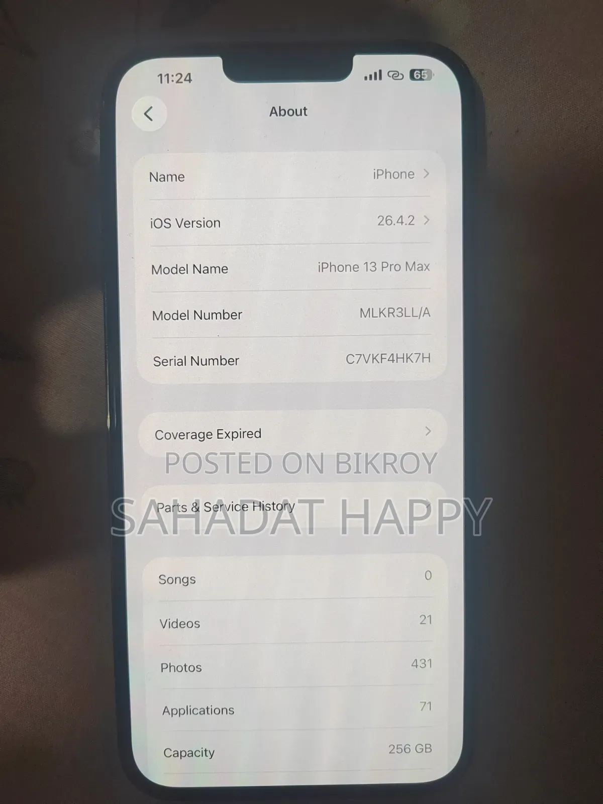 Apple iPhone 13 Pro Max 256 GB Black