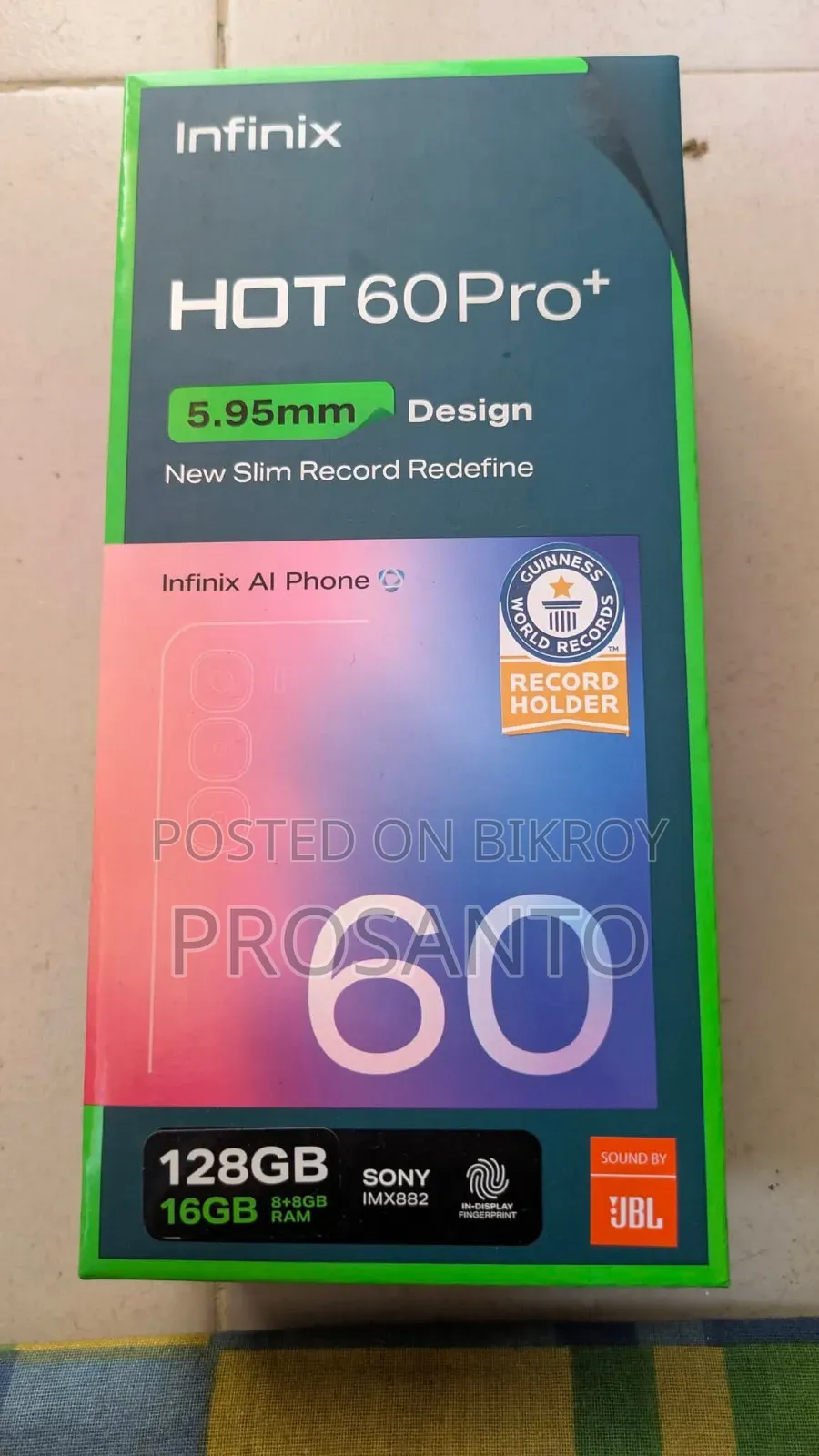 Infinix Hot 60 Pro+ 128 GB Black