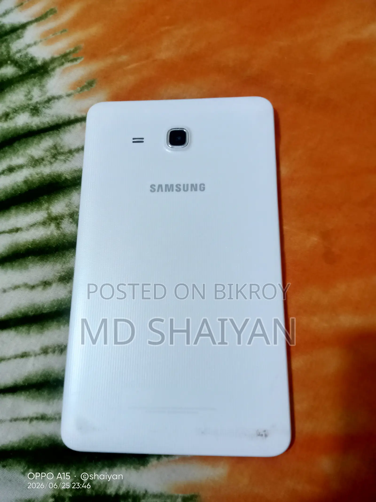 Samsung Galaxy Tab A  SM-T285 8 GB White