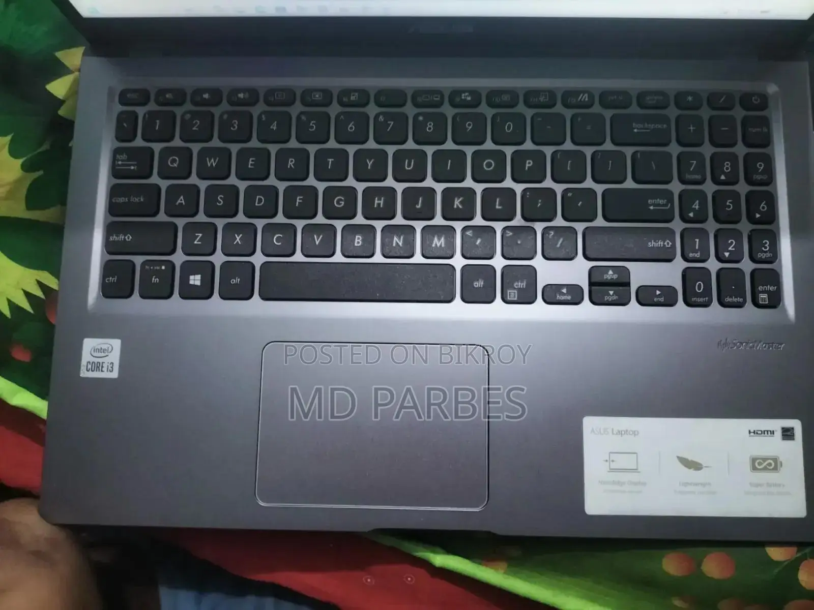 Laptop Asus 4GB Intel Core I3 SSD 1T