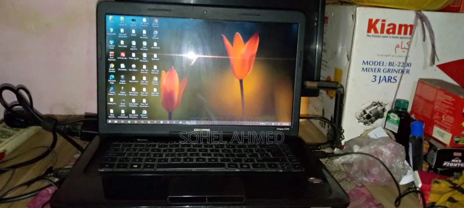 Laptop HP 14-dq1025cl 4GB AMD Ryzen 5 SSD 128GB