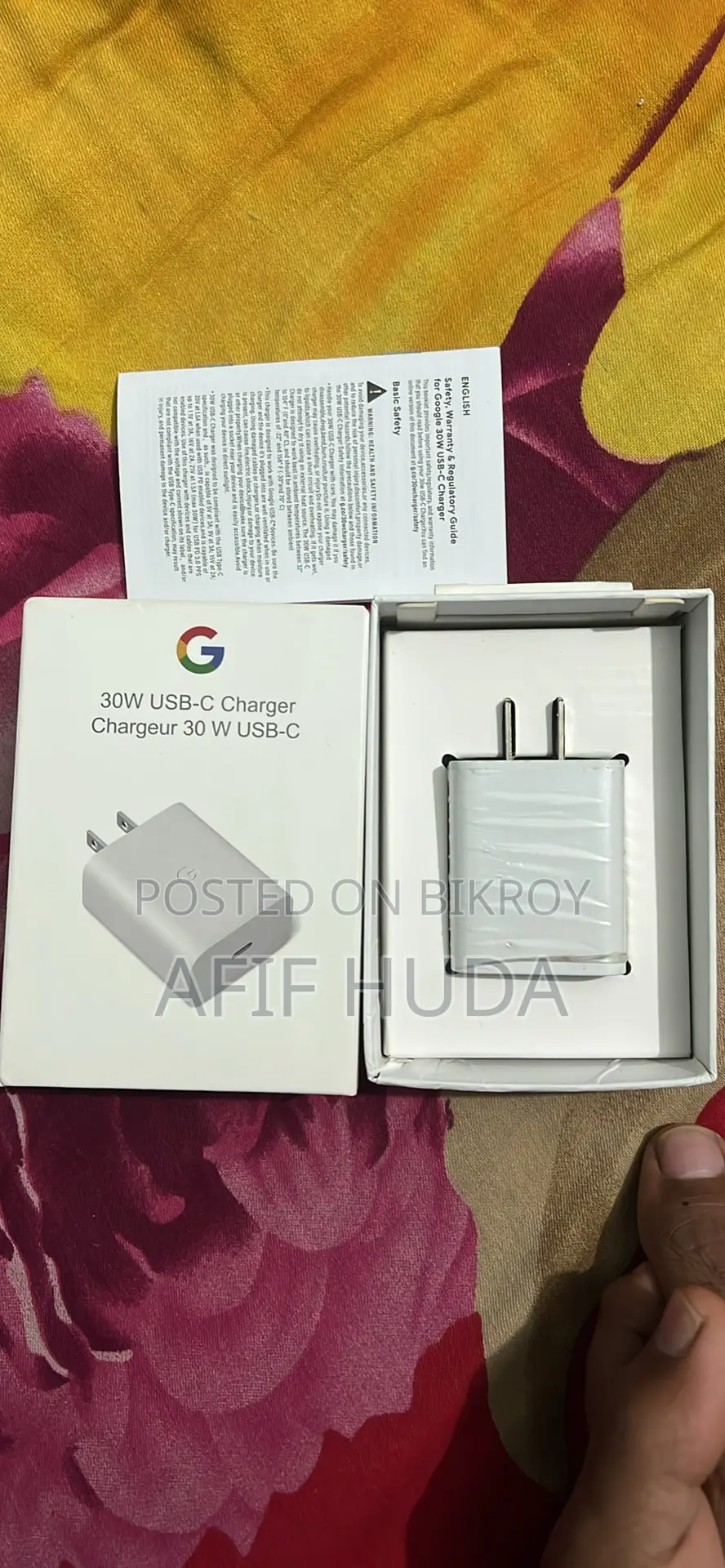 Google Pixel Charger 30 Watt