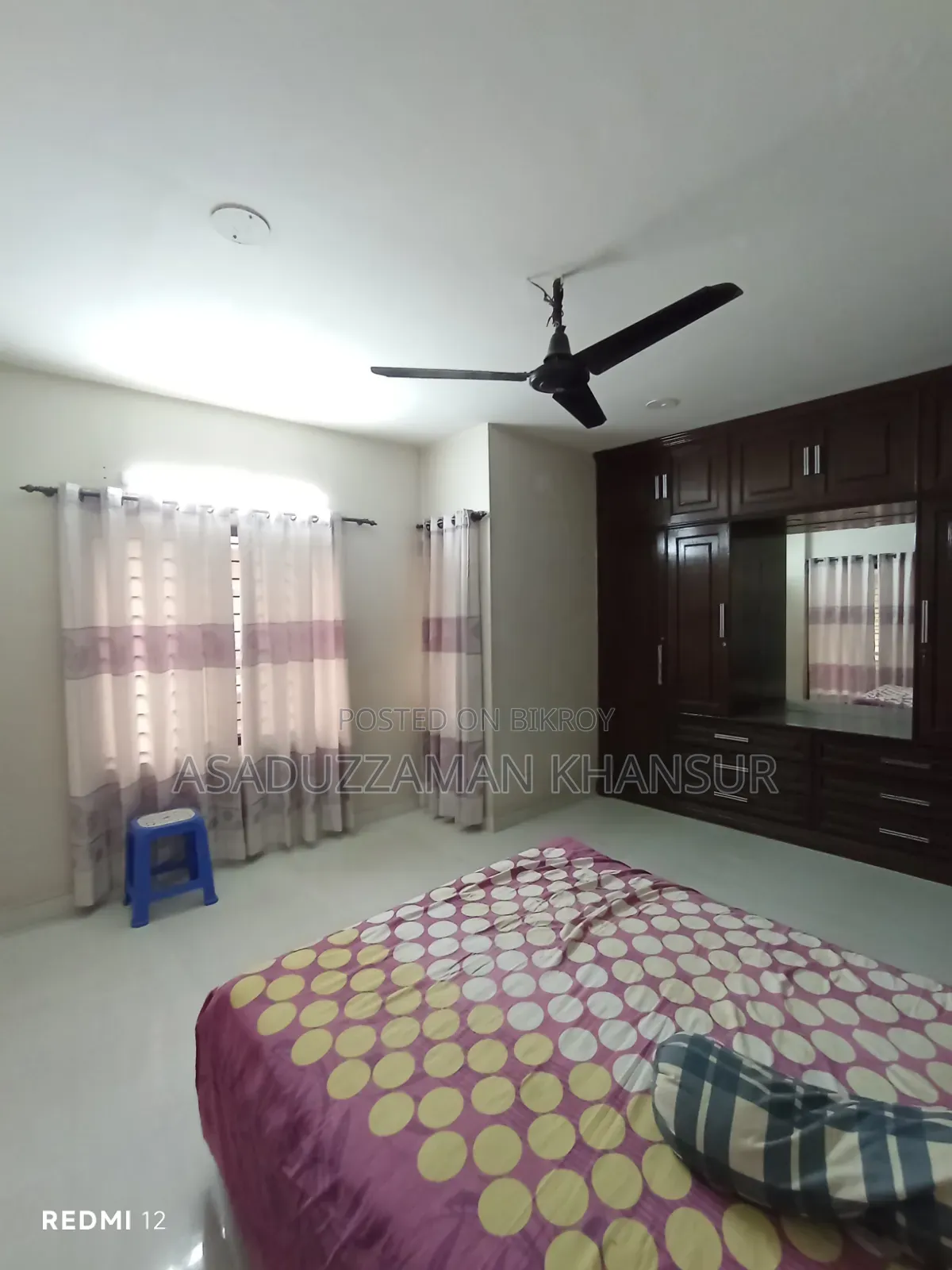 3-Bedroom Apartment on 2nd Floor, East, Gulshan for Rent